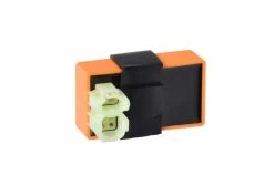 Coupon 💯 Mon Ster AC High Performance CDI Module (Ignitor) For 50cc, 90cc, 110cc, 125cc, & 150cc Gas Scooters & ATVs - 6 Pin Rounded Connector (Orange) 🌟