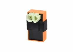 Deals ❤️ Mon Ster DC High Performance CDI Module (Ignitor) For 50cc, 90cc, 110cc, 125cc, & 150cc Gas Scooters & ATVs - 6 Pin Rounded Connector (Orange) ⭐