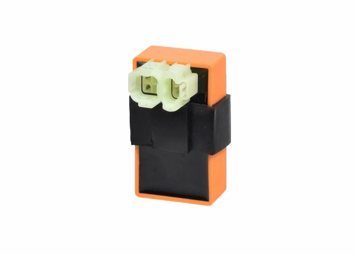 Deals โค๏ธ Mon Ster DC High Performance CDI Module (Ignitor) For 50cc, 90cc, 110cc, 125cc, & 150cc Gas Scooters & ATVs - 6 Pin Rounded Connector (Orange) โญ