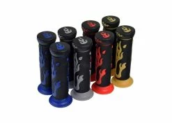 Best deal 😍 Mon Ster Universal Handlebar Grip Set With Flames 💯